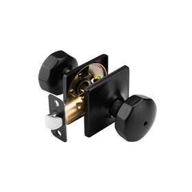 Sq5730 Starpy Matte Black Door Knob Interior Keyless Turn Lock Handle For Bath And Bed 1
