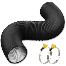 2025ushs Steelsoft 4in 8 Reinforced Dryer Vent Hose 4 Inch Ft With 2 Key Clamps Heavy Duty Fle