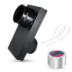 Dryervent-1 Stitokg 84049 Adjustable 0-5 Inch Periscope Dryer Vent Kit Telescoping Duct Hose Ada