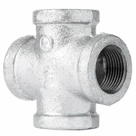 501792 Stz 5 Pack - 1/2 Inch Galvanized Pipe Cross