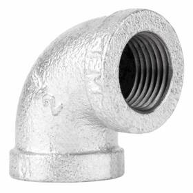 502083 Stz 50 Pack - 1/2 Inch Galvanized Pipe 90 Degree Elbow