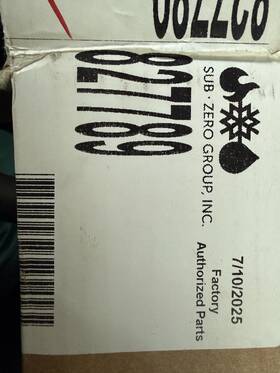 827789 Sub-zero / Cove Dishwasher Black Kickplate Toe Kick Panel Oem Part #827789
