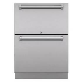 9011615 Sub-zero Designer Series Outdoor 24 Inch Stainless Steel Drawer Panels With Lock