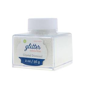 Sul50860 Sulyn Extra Fine Crystal Diamond Glitter Stacker Jar 2 Ounces Non-toxic St