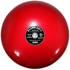 Cb-10r-120 Suns International Red 120v Alarm Bell 10 Inch 120 Volt Ac In Vac