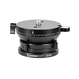 Lb-90r Sunwayfoto 90mm Low Profile Leveling Base For Tripod W Butterfly Lock