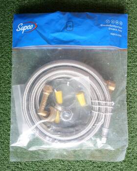 Supco 687152251667 Dw6sskit 6ft S/s Stainless Steel Dishwasher Hose Line Install Kit