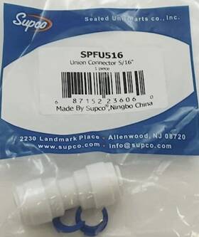 Spfu516 Supco Brand New E3 Union Straight Connector For Hot And Cold Gg1055