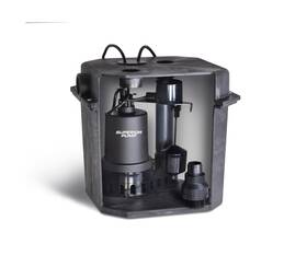 92072-u Superior Pump 1/3 Hp Remote Sink Drain System Black Thermoplastic