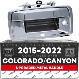 T1a-84222820-metal-chrome T1a Tailgate Handle Assembly Upgraded Metal - Compatible With 2015-2022 Chevrole