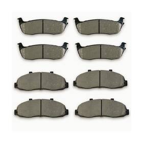 D679-d879 Talamoyi D679 D879 Front And Rear Semi-metallic Disc Brake Pads Kit For Ford F-150 1