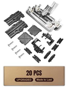 Wdt-0714 Tauuio Fix Stuck Dishwasher Racks - 20pc Adjuster Kit For Whirlpool Kenmore
