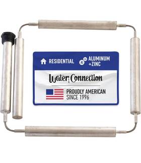Ar139 The Water Connection Aluminum Zinc Anode Rod Hot Heater Hex Head Npt X 44 Inch