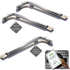 Vk050012-14 Tombili Range Replacement Burners For Viking Oven Fits Vgis480 Vgss480 Evgic48