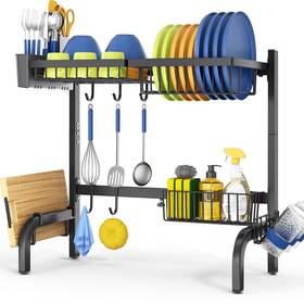 Wk810944 Toolf Over Sink Dish Drainer Drying Rack Adjustable 25.19 Inch -37.4 Extra La