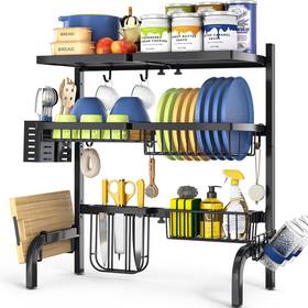Wk810945 Toolf Over The Sink Dish Drainer Drying Rack Adjustable 25.19 Inch -37.4