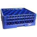 Tr12hh-44 Traex Royal Blue Compartment Glass Rack With Extenders 0084058286036