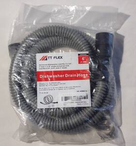 Hc-4dwd72 Tt Flex Dishwasher Drain Hose 6ft Flexible Discharge See Size Info Below Nwt