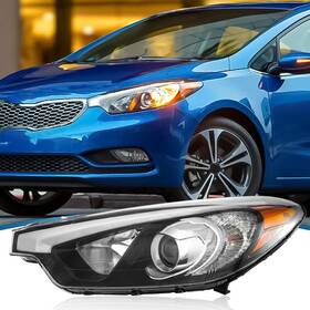 Tt-03-61001-us-l Ttun Auto Compatible With 2014-2016 Kia Forte/forte 5 Headlight Halogen And Projector Typ
