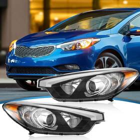 Tt-03-61001-us-lr Ttun Auto Compatible With 2014-2016 Kia Forte/forte 5 Headlight Halogen And Pro