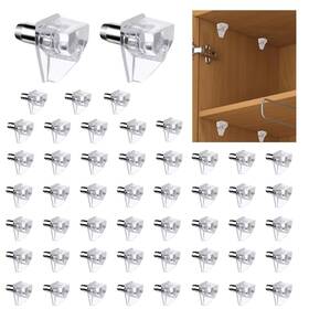 Mhq8sdwf Tucnoeu 597542 2 50pcs 3/16 Inch Shelf Support Pegs Clear Plastic 5mm Pins