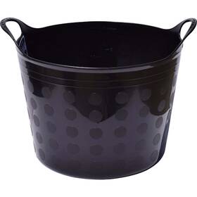 F7-bk Tuff Stuff 7 Gal. Black Plastic Flex Tub 874480009187