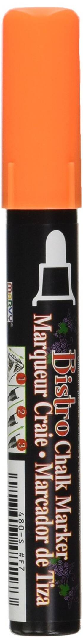 Uch480s.f7 Uchida Fluorescent Orange Bistro Chalk Marker