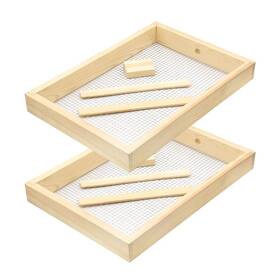 Hz06509659 Uivonigk Bee Candy Board Feeder 2 Pack 10 Frame Honey Hive