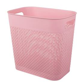 Uujoly 749697940465 Plastic Trash Can Wastebasket Garbage Container Basket For Bathrooms