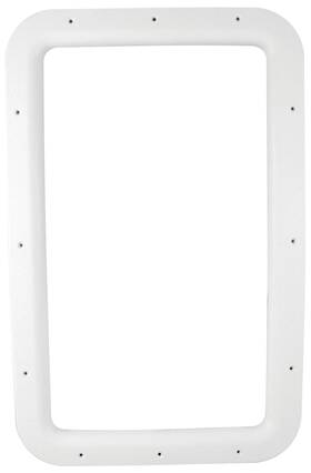 A77010 Valterra Nu Tru White Carded Interior Entrance Door Window Frame