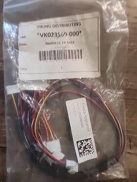 023569-000 Viking Dishwasher Harness Lv Base #023569-000 Brand New Oem Bin 7-5 Free Shi