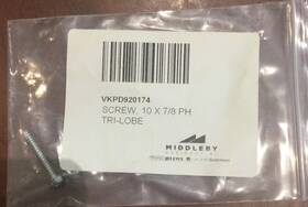 Vkpd920174 Viking Oem Appliance Screw 10 X 7/8 Ph Tri-lobe New