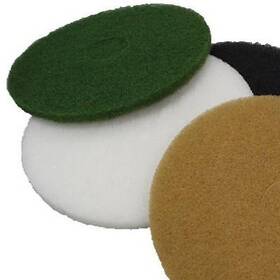 416-25207 Virginia Abrasives 10 Pack - 1/4x20 Wht Thin Nyl Pad