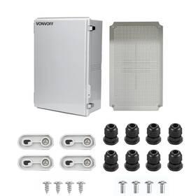Box-300 Vonvoff 676351453583 Electrical Enclosure Box Outdoor Abs Plastic Junction With Mounting Plat