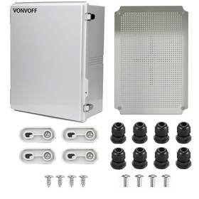 Box-500 Vonvoff 676351453590 Junction Box Ip67 Weatherproof Outdoor Electrical Enclosure Abs With Moun