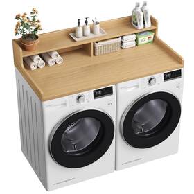 0086a-1 Vopeak Washer And Dryer Countertop With Shelf 2-tier Topper 54