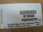 W11085683 Whirlpool New Oem Pump Motor Assembly