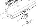 66513223n414 W11086072 Kenmore Console Assembly Black Part Model