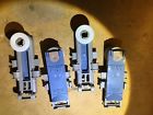 W11157084 Whirlpool Four Kenmore Upper Rack Wheel Mounts Oem