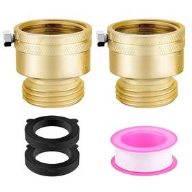 Saz-zkphq-2 Wantmatch 2 Pcs Brass Vacuum Breaker Set 3/4 Inch Ght Lead-free Compliant Anti-si
