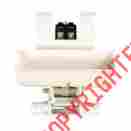Wd13x10028 Ge Oem New Handle Latch Asm White