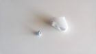 Hda180x-72ww Wd9x245 Hotpoint Genuine White Latch Knob With Screw