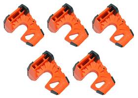 Wedge-it 723905944810 - The Ultimate Door Stop -orange 5 Pack