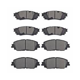 We-18792076 Wepump D1879 D2076 Front Rear Ceramic Brake Pads Sets Compatible With 2018-2022 Toyo