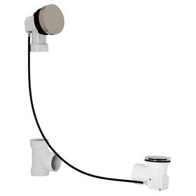 D50p27sre-05 Westbrass 27 Inch Cable Drive Bathtub Drain Trim With Rotary Overflo