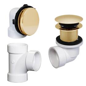 D593prk-01 Westbrass Plumbers Pack Bath Waste Assembly With Tip-toe Drain Pl