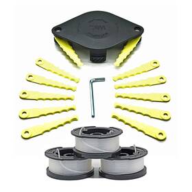 Gtk0002 Wetoolplus Wta0666 Compatible With Black And Decker Trimmer 1 Pack Weed Eater Head Fixed D