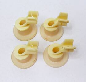 300843 Whirlpool Set Of 4 Vintage Dishwasher Upper Rack Roller Wheels #300843