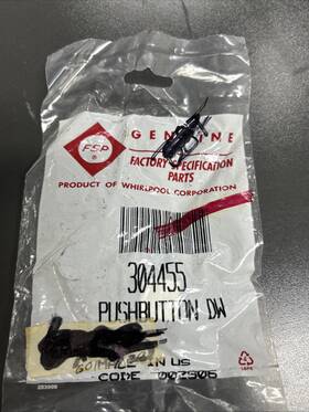 304455 Whirlpool Whirlpool/fsp Part# Dishwasher Push Button G5a