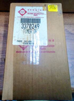 3370249 Whirlpool New Dishwasher Timer Dw By Factory Specification Parts